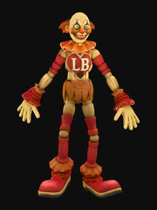 3D model for Clown Puppet LB