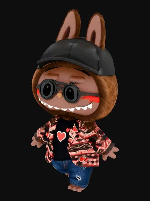3D model for Cool Bunny Vibes