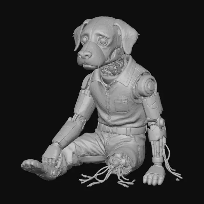 3D model for Animatron Canine, #Halloween2025#