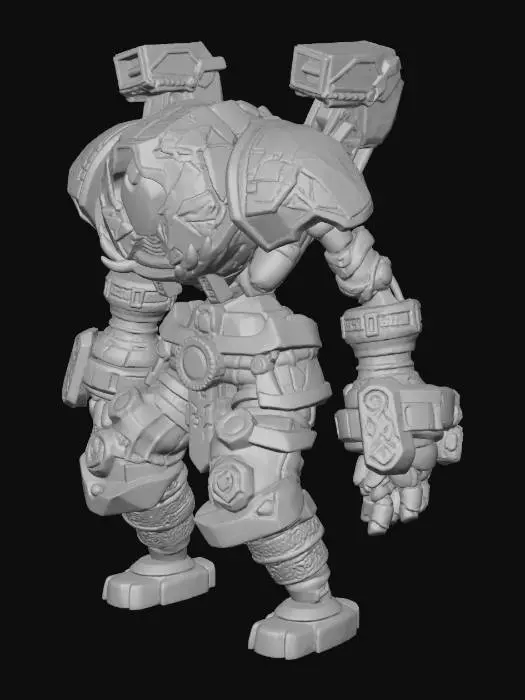 3D model for Golem Guardian