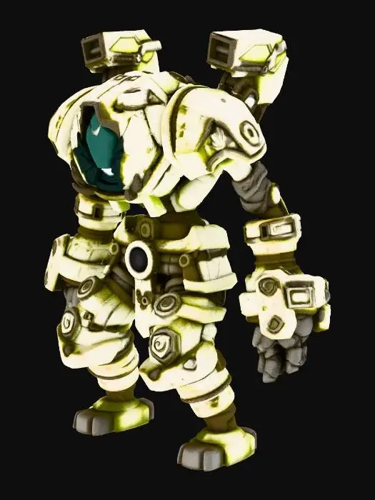 3D model for Golem Guardian