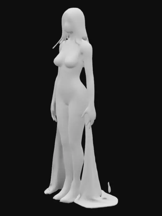 3D model for The object is a dystopian Nosferatu humanoid figure with sleek, curved geometry, featuring a black metallic texture with intricate detailing and a polished, electric red reflective surface. African American female, gorgeous figure, perfect female hands in black and electric green metallic gloves, intricately detailed engraved magic runes. Dystopian, black and electric red stilettos. Long black and electric red hair.