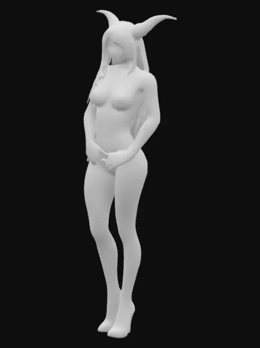 3D model for The object is a dystopian Nosferatu humanoid figure with sleek, curved geometry, featuring a black metallic texture with intricate detailing and a polished, electric red reflective surface. African American female, gorgeous figure, perfect female hands in black and electric green metallic gloves, intricately detailed engraved magic runes. Dystopian, black and electric red stilettos. Long black and electric red hair.