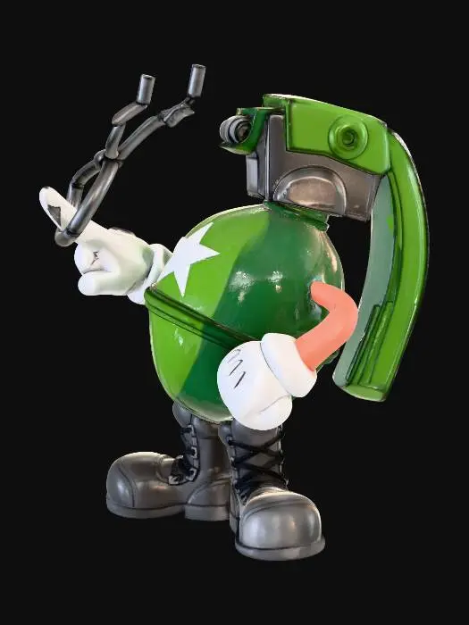 3D model for Grenade Mascot