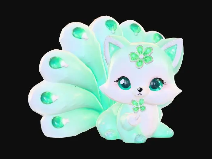 3D model for Emerald Clover Plush