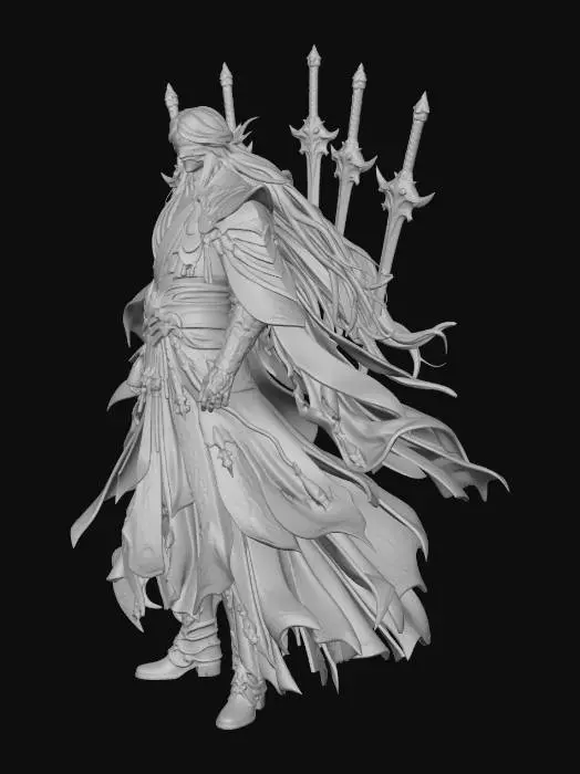 3D model for Fire and Ice Warlord