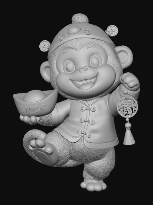 3D model for Fortune Monkey