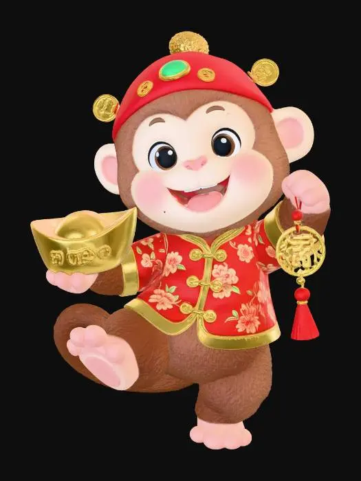 3D model for Fortune Monkey