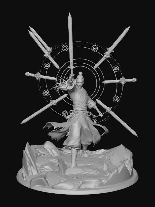 3D model for Swords of the Lightning Ring