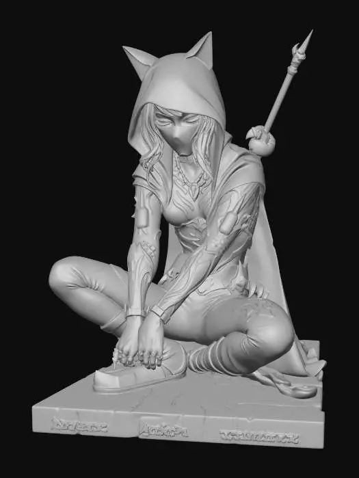 3D model for Neon Night Hero