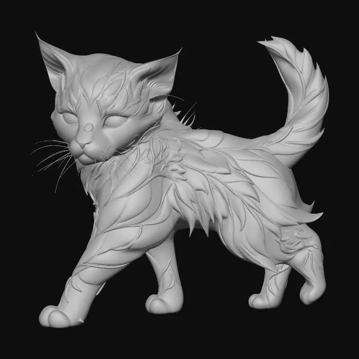 3D model for Nebula Whiskers Cat