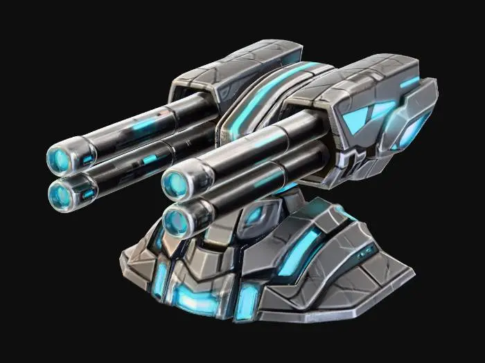 3D model for Cyber Energy Turret