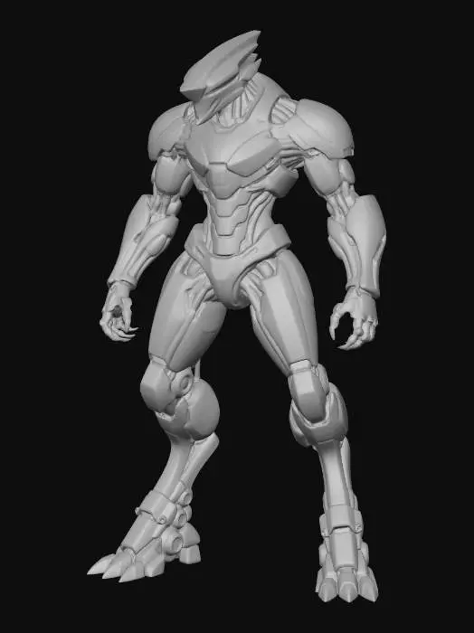 3D model for Cybernetic Mech