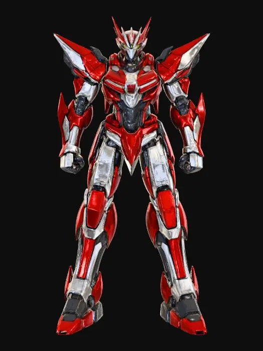 3D model for Red Gundam