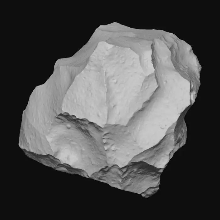 3D model for 운석 바윗덩어리