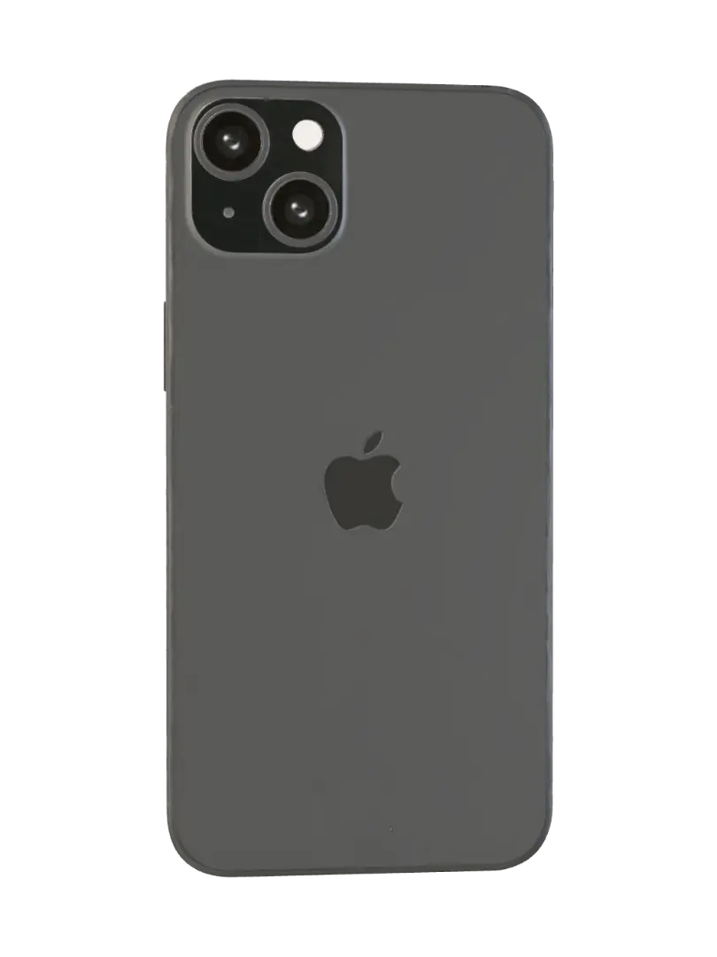 Black iPhone 15 - Smartphone 3D model, vytvořený pomocí AI