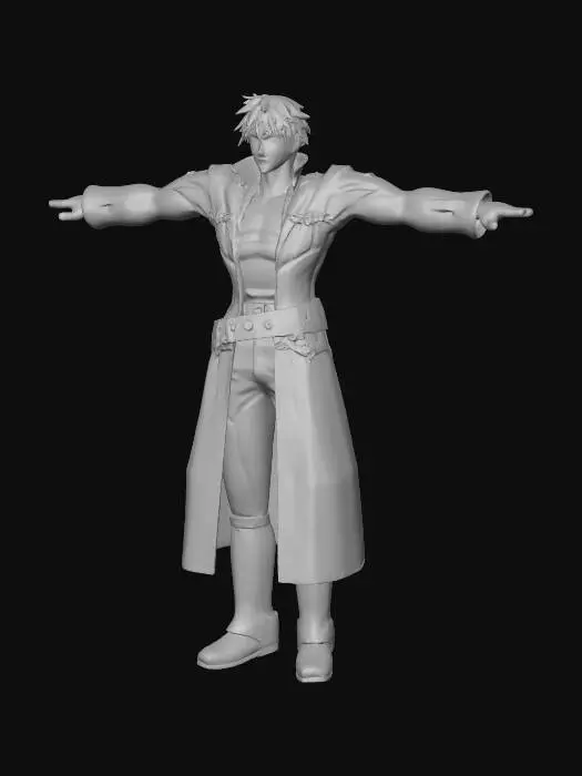 3D model for Character T-Pose Model