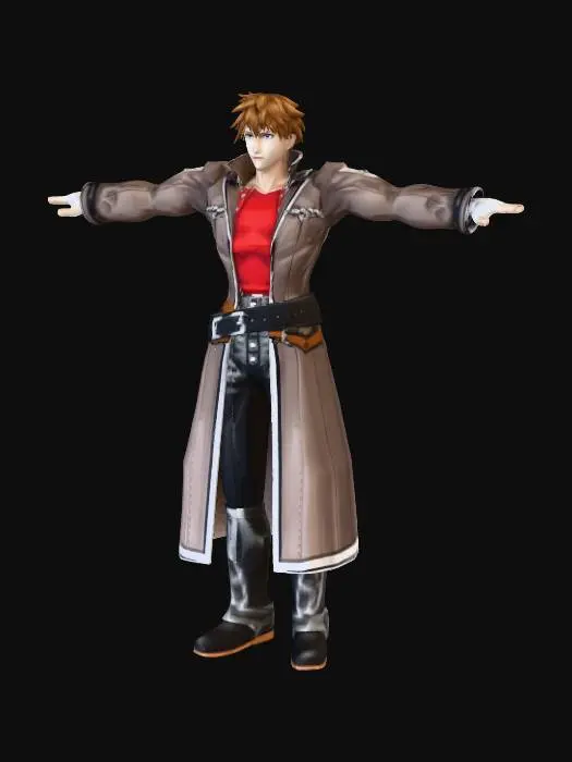 3D model for Character T-Pose Model