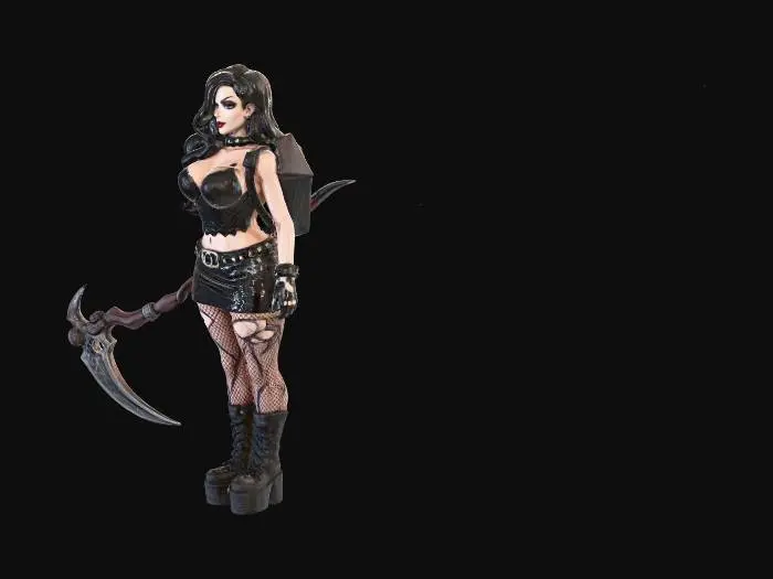3D model for Gothic Warrior