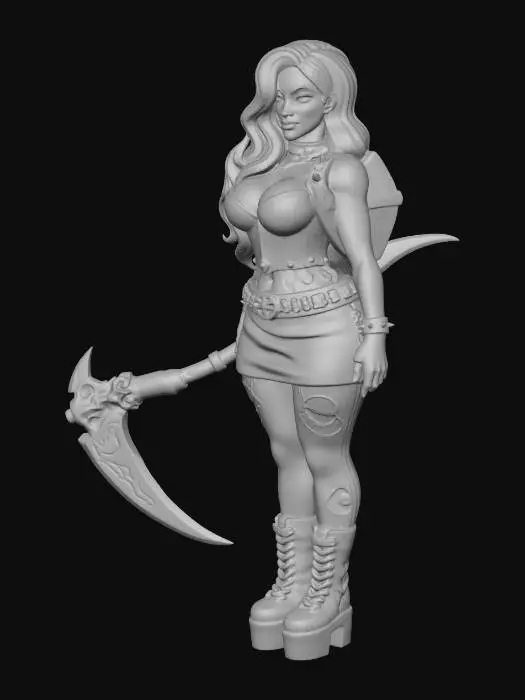 3D model for Gothic Warrior