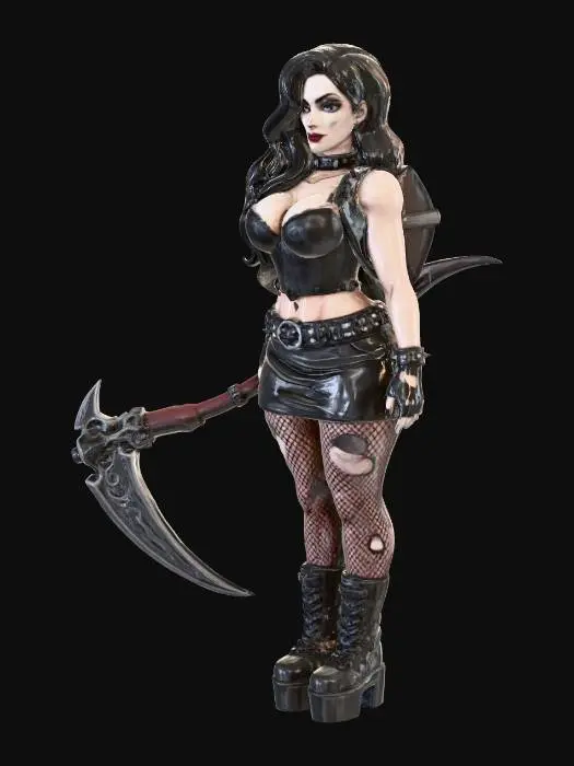 3D model for Gothic Warrior