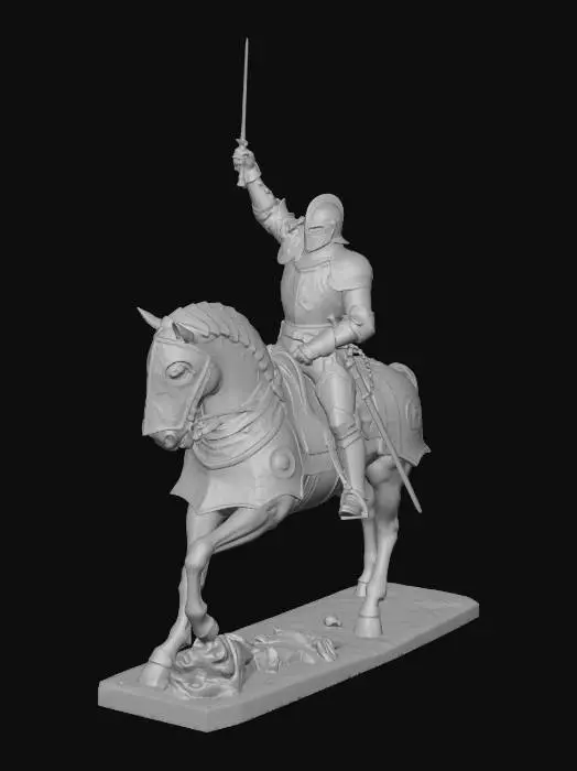 3D model for Knight Courageous