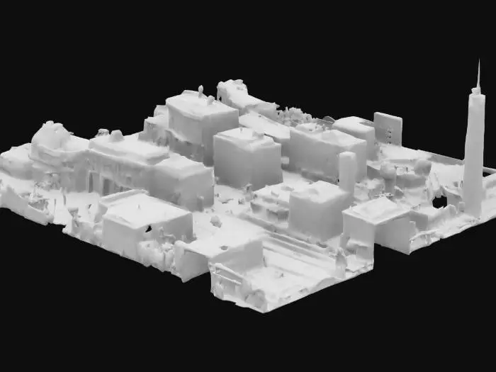 3D model for The full city of Toledo Ohio