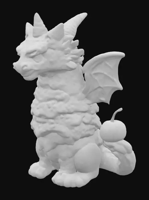 3D model for Gelato Dragon, #AroundTheWorld#