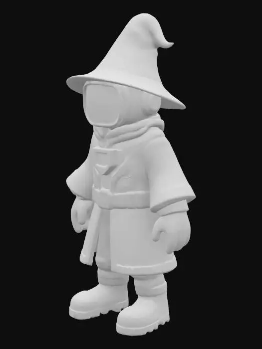 3D model for Techno Mage