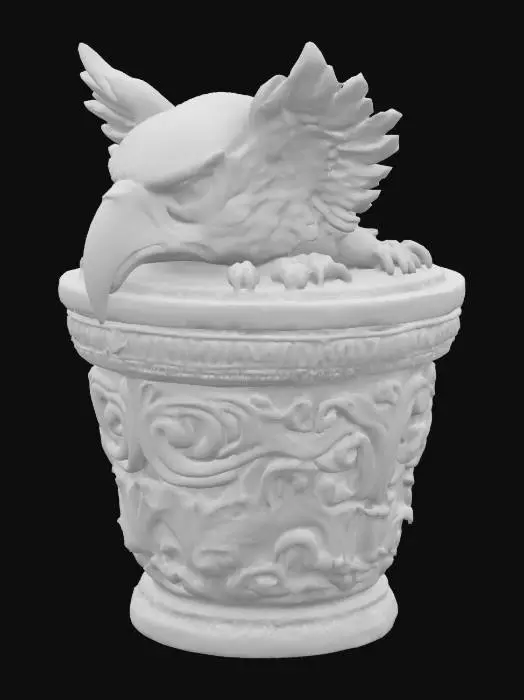 3D model for  [USA] Bald Eagle sarcophagus, #AroundTheWorld#