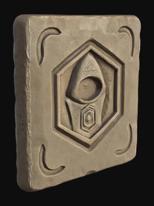 3D model for The Hooded Emblem, #AroundTheWorld#