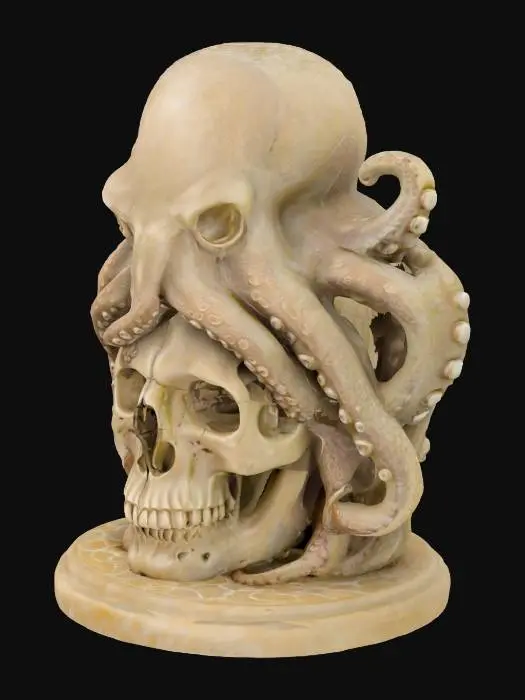 3D model for Octoskull Monument