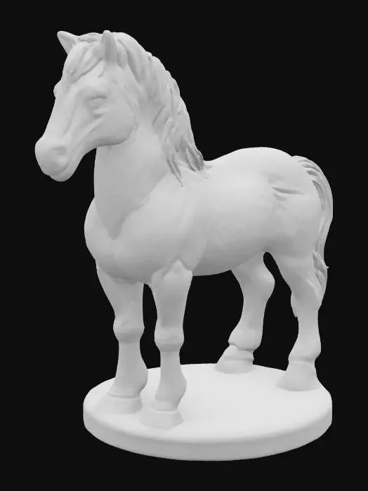 3D model for Bronze Stallion