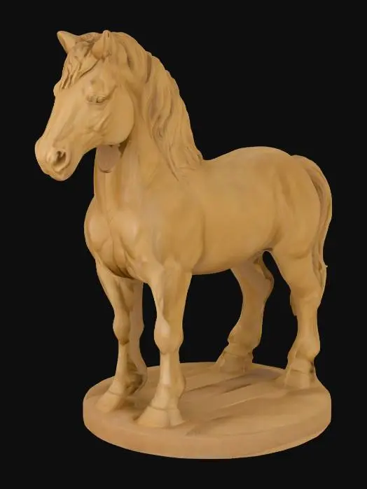 3D model for Bronze Stallion