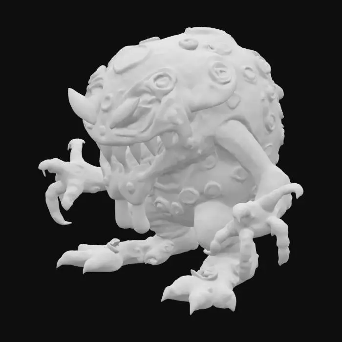 3D model for [USA] The Pizza Fiend: A massive angry pizza cheese monster statue with gooey melted mozzarella body, giant salami slices for glowing eyes, jagged crust mouth dripping hot sauce, stretched cheese arms with embedded pepperoni and olives, thick crust feet, chaotic wild pose, back armored with bubbling pizza oven texture, symmetrical, highly detailed, watertight, solid printable 3D style, no floating parts, full-body character focus only, #AroundTheWorld#