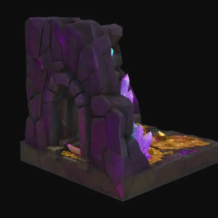 3D model for Treasure Cavern