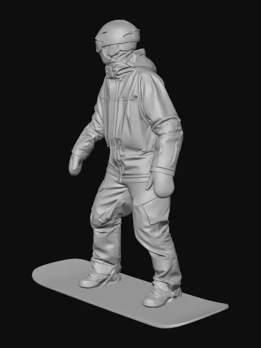3D model for Snowboarder