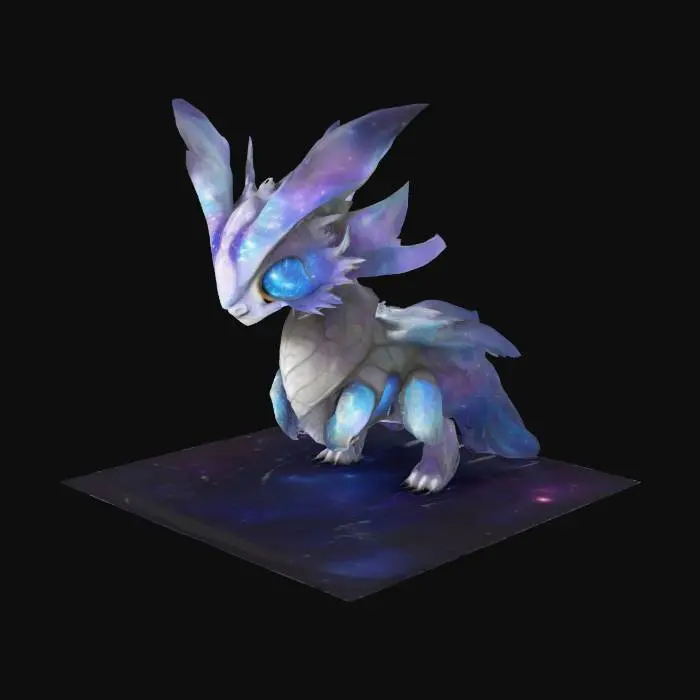 3D model for Starlight Dragonette, #fairy#, sci fi