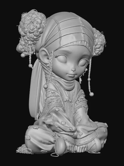 3D model for Harmony in Lavender