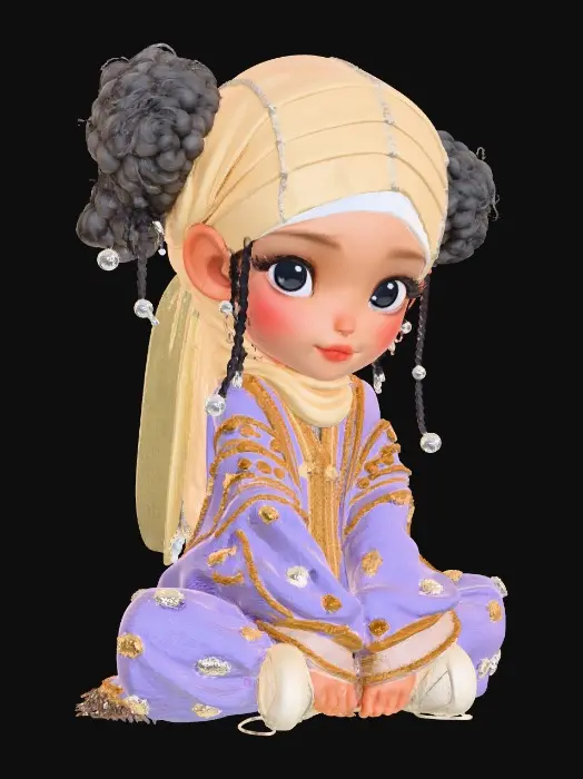 3D model for Harmony in Lavender