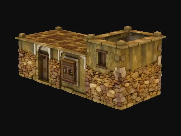 3D model for Ancient Stone Dwelling