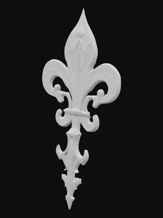 3D model for Fleur de Lis Design