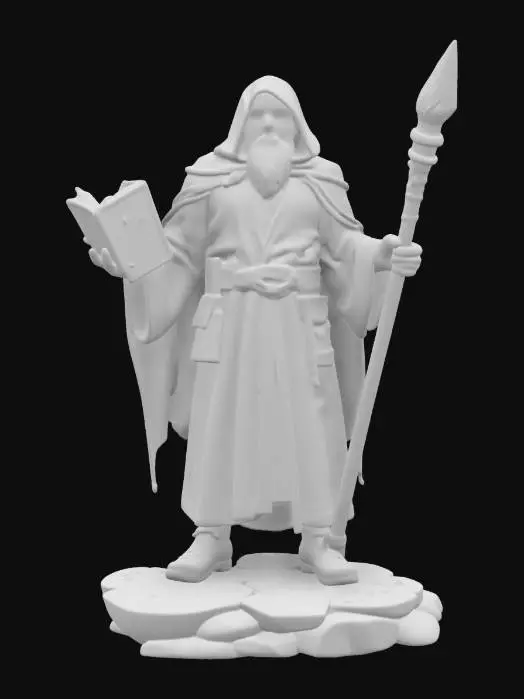 3D model for human male warlock01