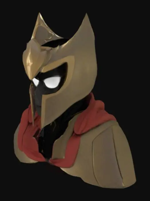 3D model for Masked Warrior