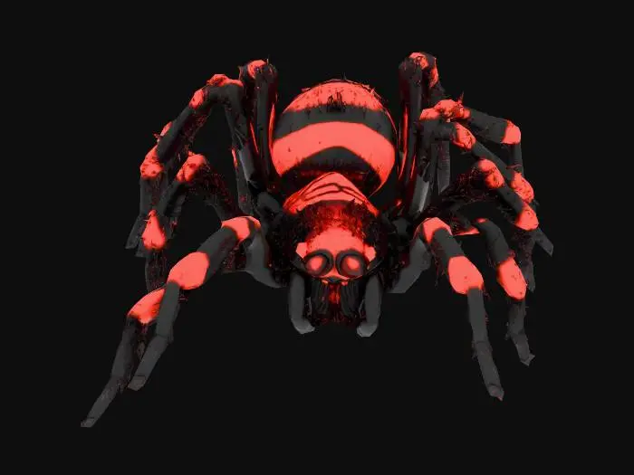 3D model for a poisonous spider