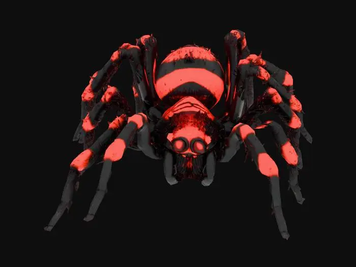 3D model for a poisonous spider
