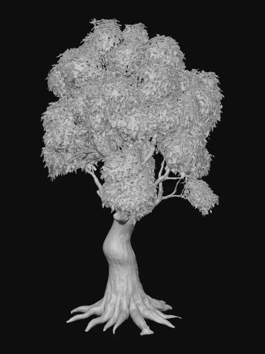 3D model for a giant apple tree