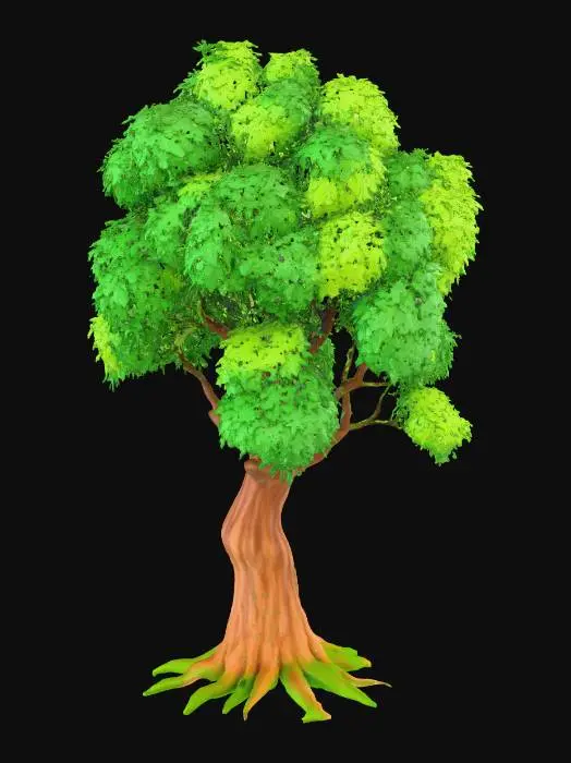 3D model for a giant apple tree
