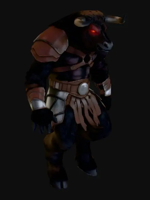 3D model for Minotaur Warrior