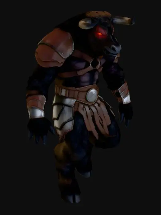 3D model for Minotaur Warrior